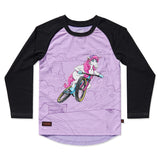 KRS_Windproof Kids MTB Jersey_Unicorn_front_white