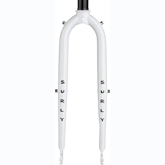 Surly Fork Preamble 9mm x 100mm Quick Release, 28.6mm Straight Steerer Thor Frost White 
